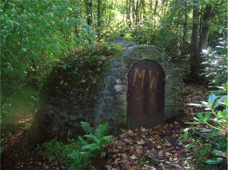 A stone ice house